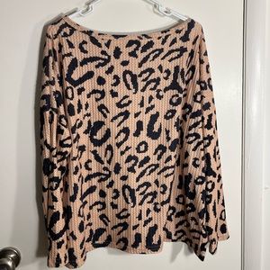 Leopard Print Sweater